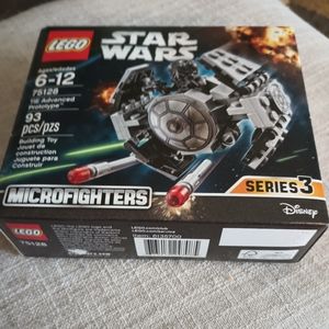 Lego Star Wars , 75128 TIE Advanced Prototype. 93 pcs/pzs Microfighters, New